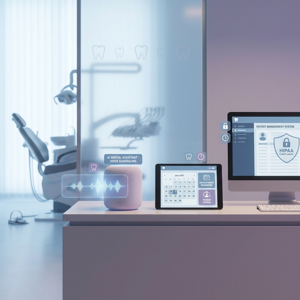 Interfaz de Agente de Voz IA de Agent Dragon gestionando citas para consultorios dentales